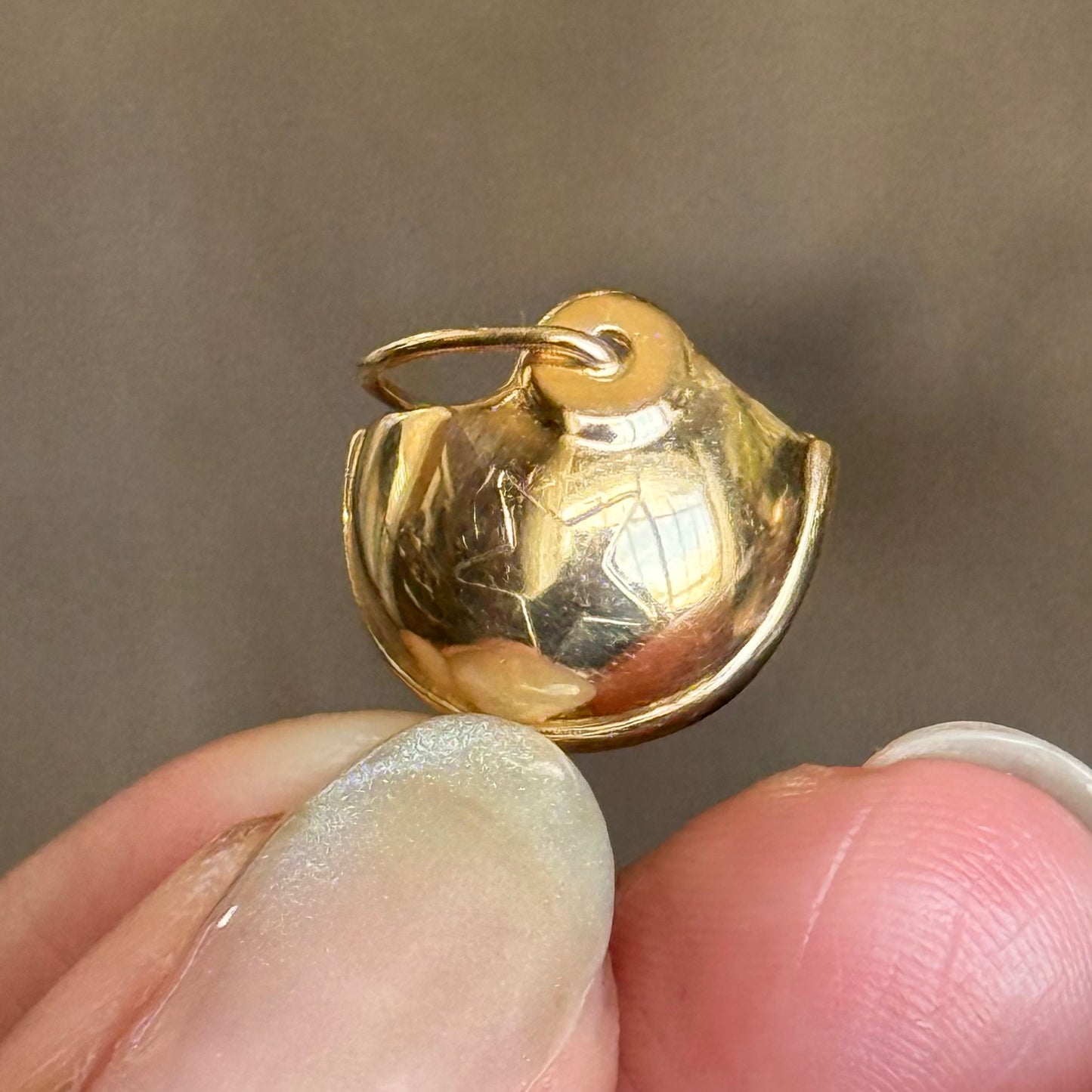14k Gold 3D Solid Football Charm NFL Cowboys (NO CHAIN)