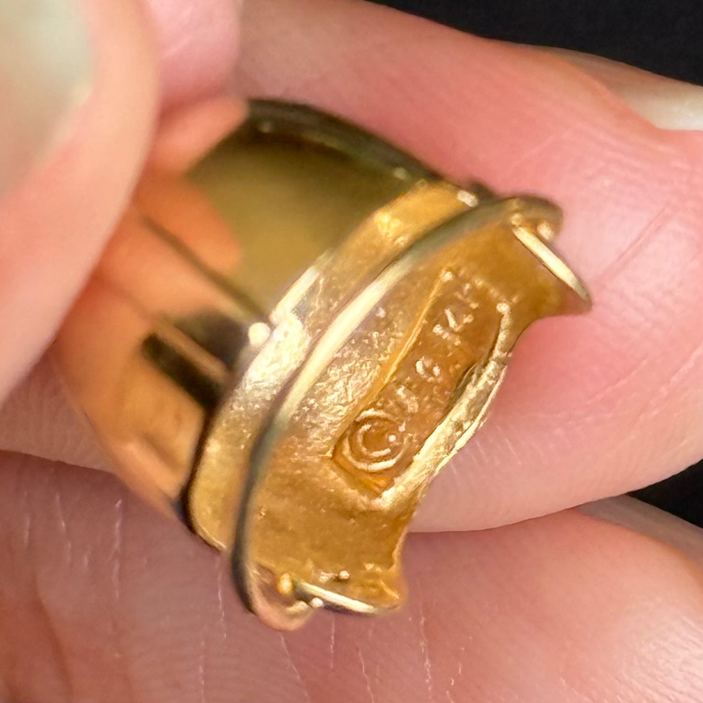 14k Gold 3D Solid Football Charm NFL Cowboys (NO CHAIN)