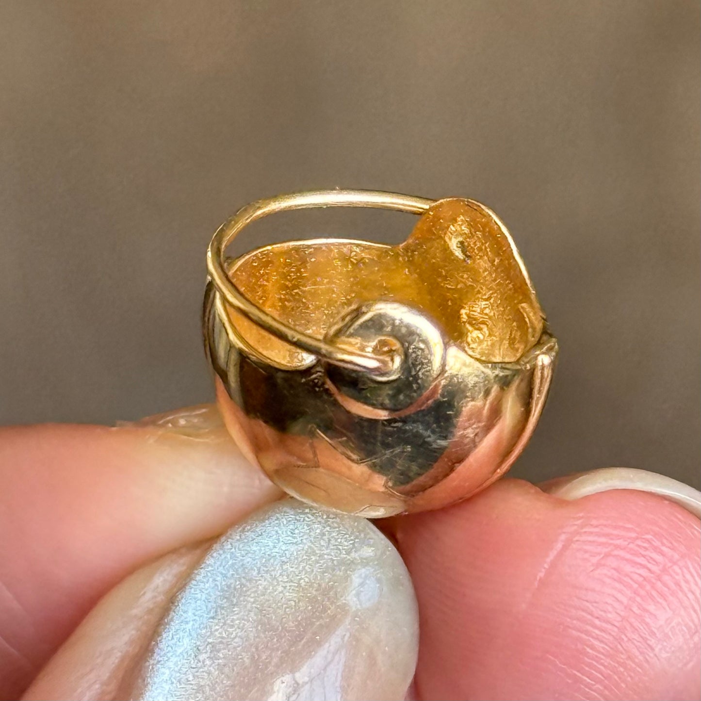 14k Gold 3D Solid Football Charm NFL Cowboys (NO CHAIN)