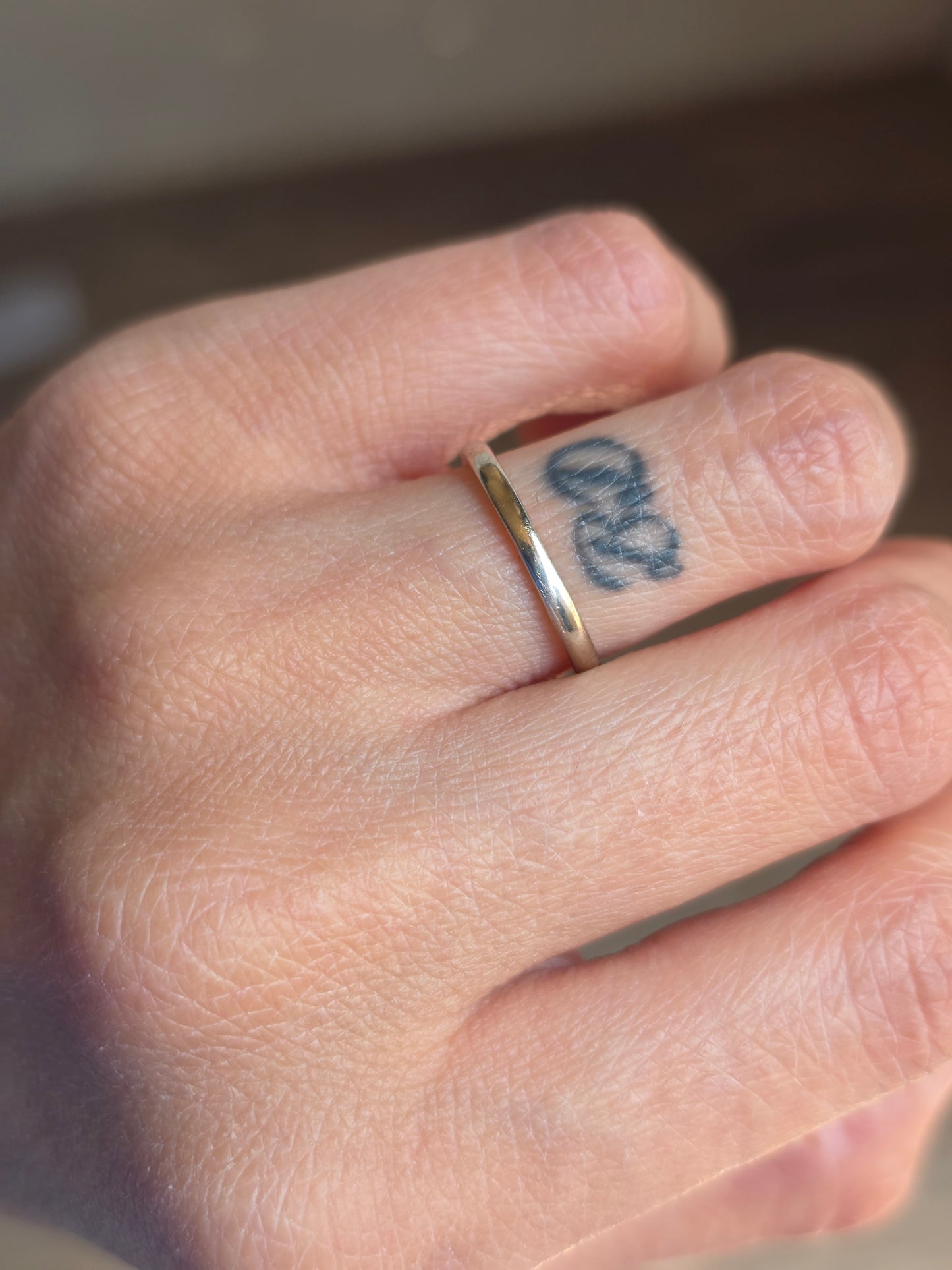 Classic Polished 14k White Gold Benchmark 1.8mm Wide Stacker/Wedding Band Ring Size 4.25