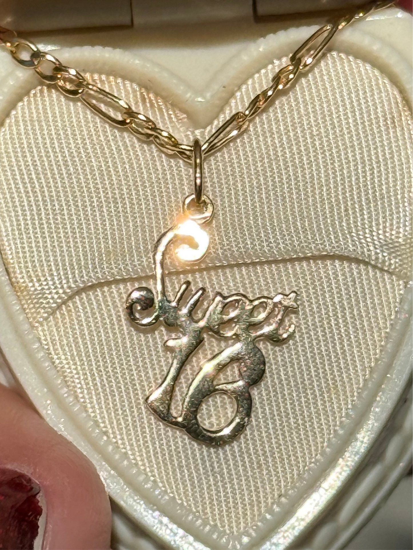 14K Sweet 16 Charm (NO CHAIN)