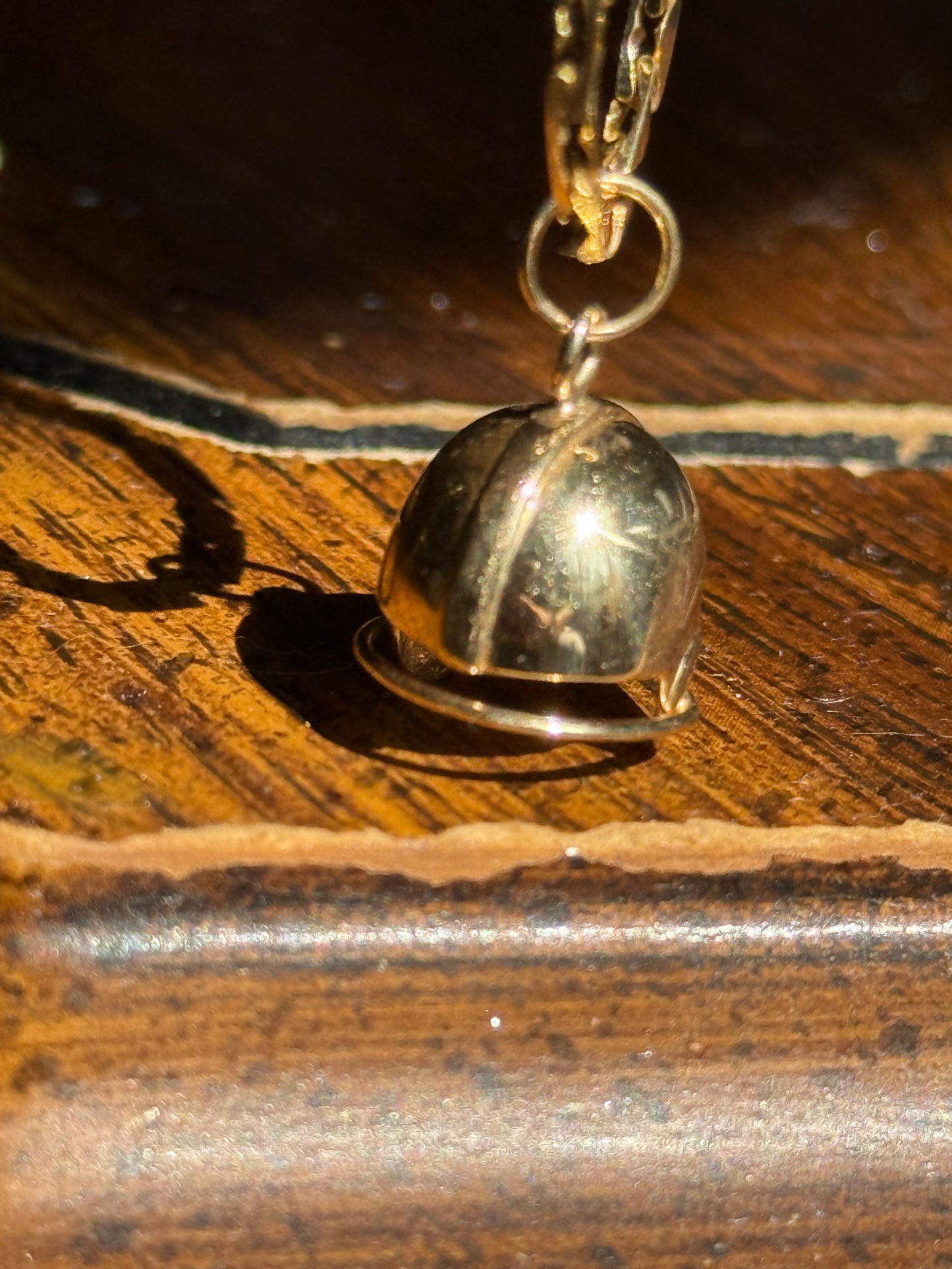 14k Gold 3D Solid Football Charm NFL Cowboys (NO CHAIN)