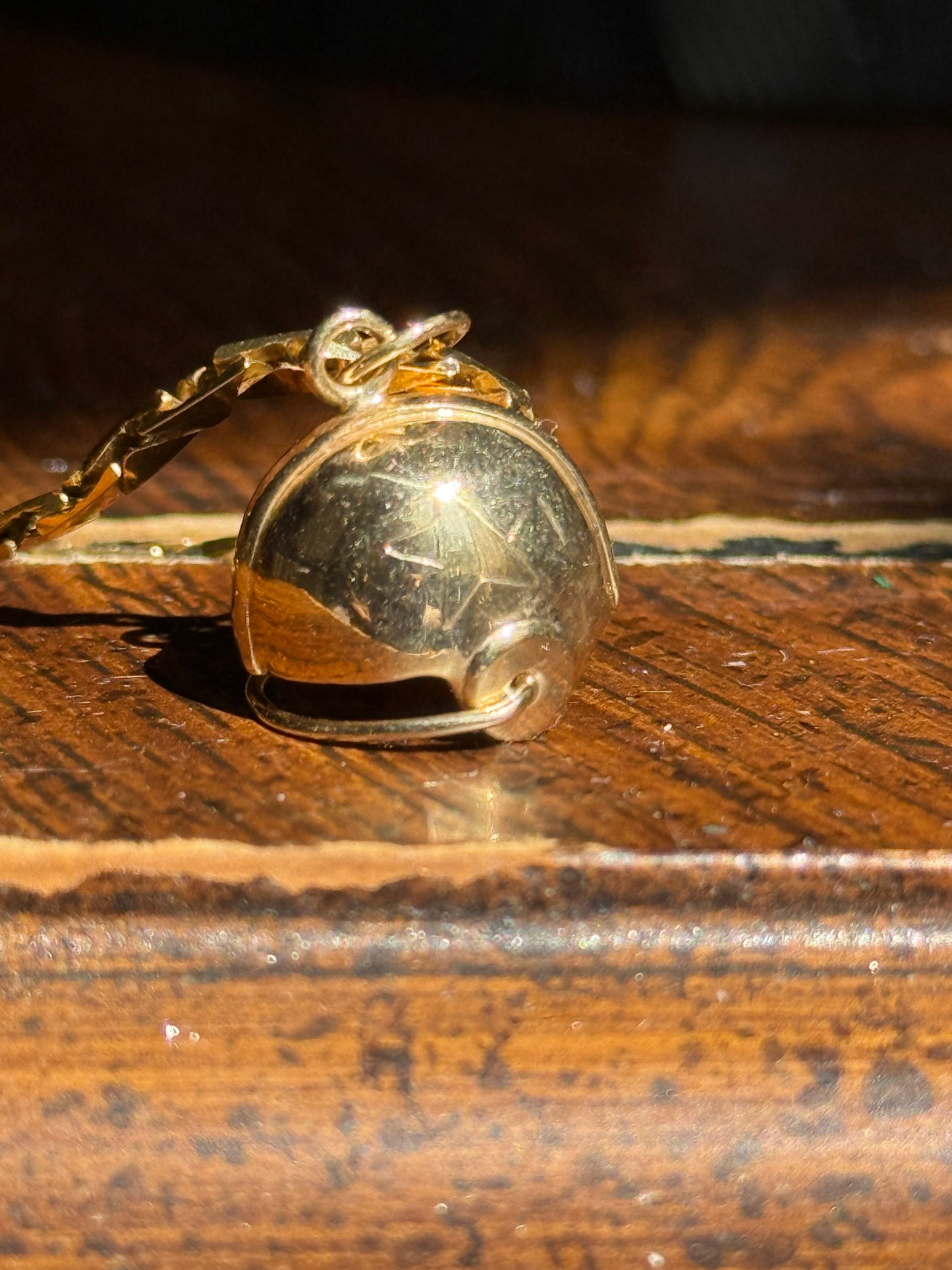 14k Gold 3D Solid Football Charm NFL Cowboys (NO CHAIN)