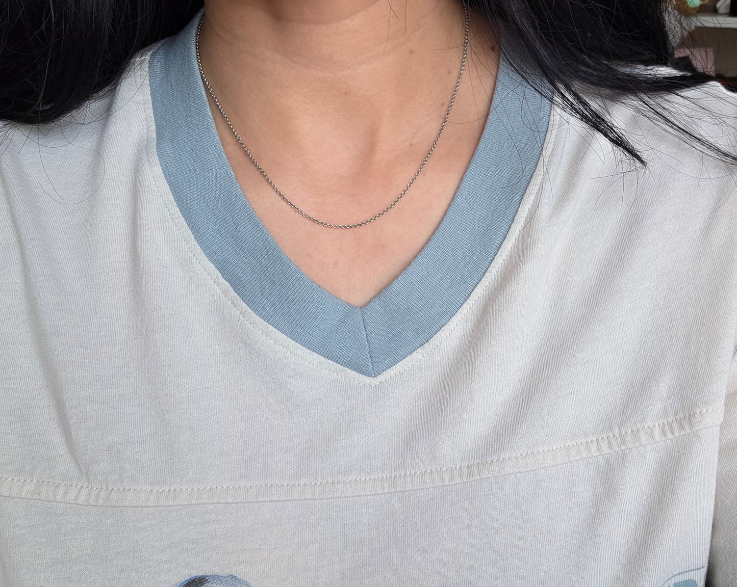 Tiffany & Co. 925 Sterling Silver Rolo Chain 16.5"