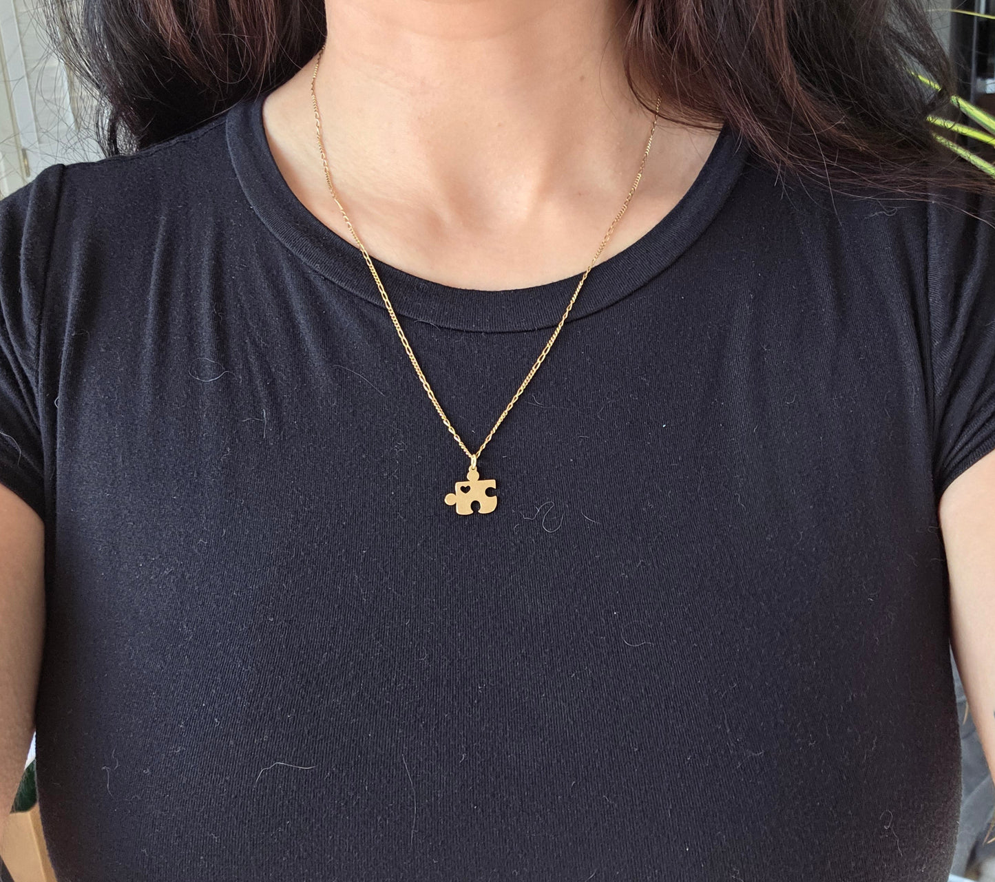 20" Figaro 10k Gold Every Day Wear Chain For Charms or Pendants