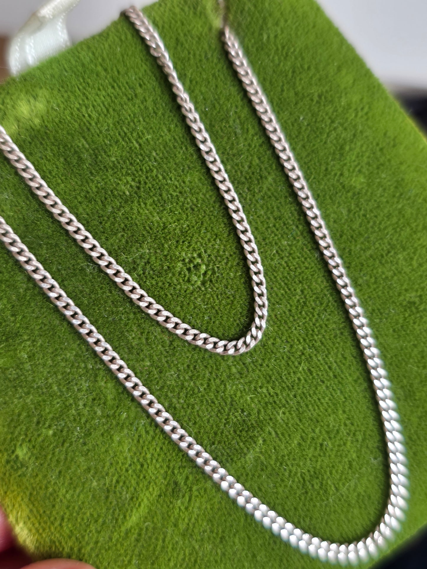 Perfect Every Day Italian Sterling Silver Dainty Curb Chain 16.5"