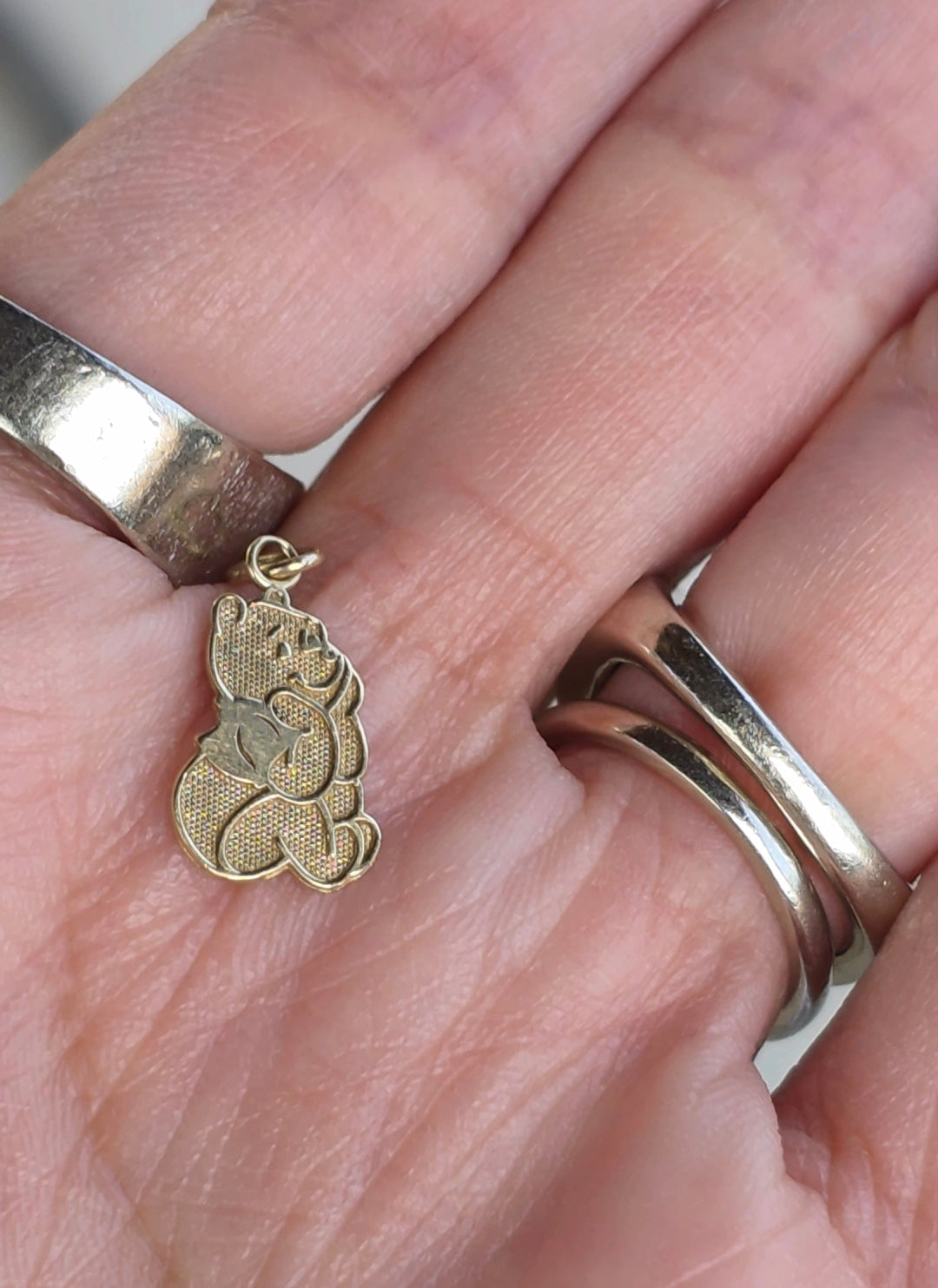 Official Disney 14k Gold Winnie the Pooh Charm (NO CHAIN)