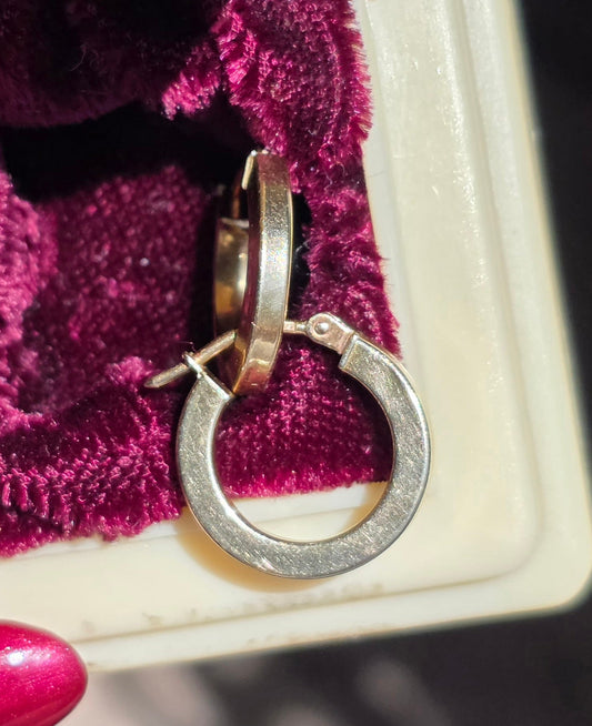 Every Day 14k Hollow Simple Hoops