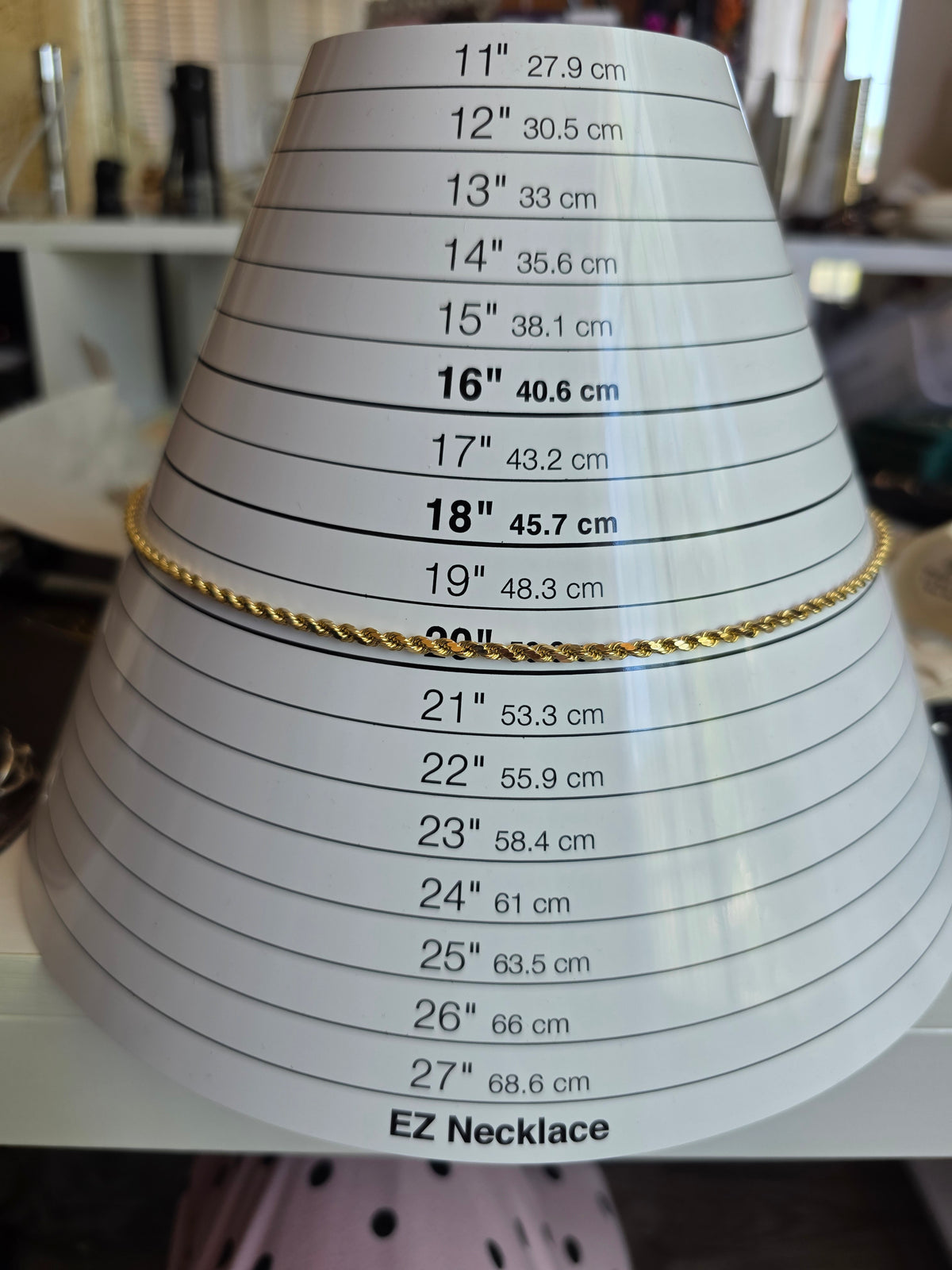 14k Gold Diamond Cut Hollow Style Rope Chain 20"