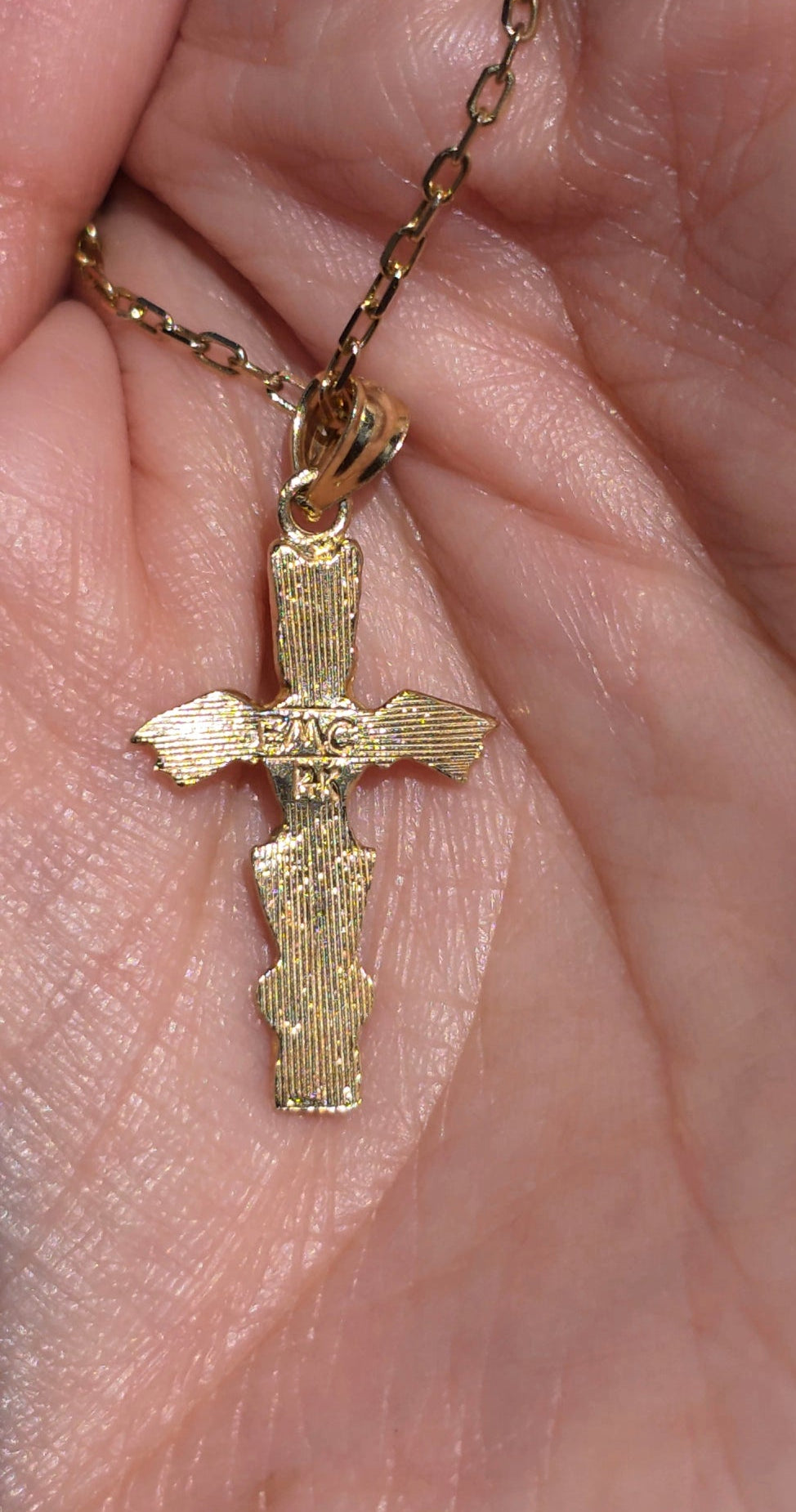 #14- 14k Gold Solid Totem Pole Charm (NO CHAIN)