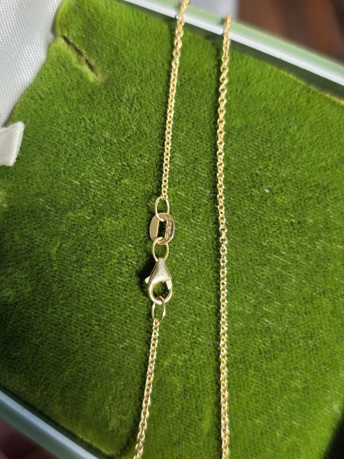 EFFY 14k Gold 1.2mm Cable Link Adjustable Chain 16" / 18"