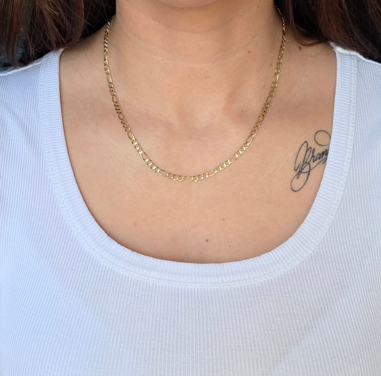 5 Different Solid Yellow Gold Chains - 14k & 10k - Box / Snake / Flat Link / Cable / Figaro - CHOOSE YOUR OPTION