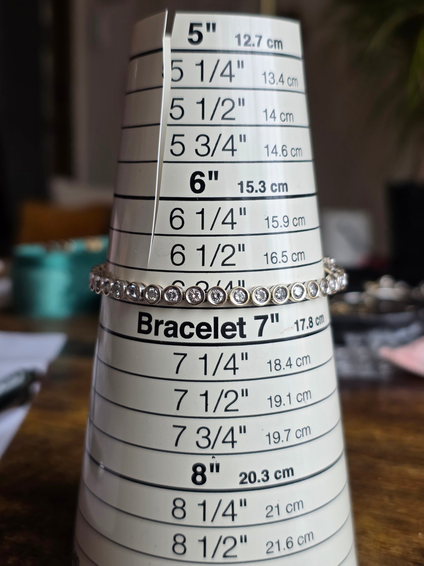 Gorgeous 4.50TCW Diamond Bezel Set 14k White Gold Solid Hefty Tennis Bracelet 7"