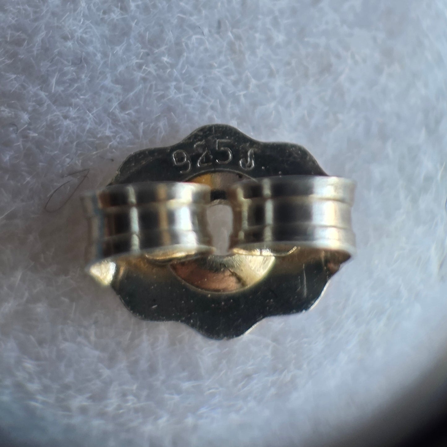 Beautiful Sterling Silver Sparkling 2" Large Hoops Earrings