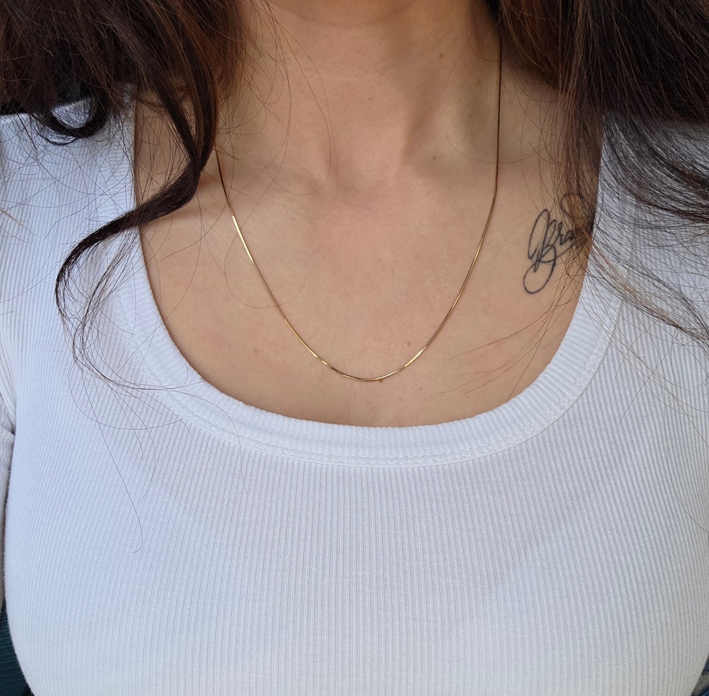 5 Different Solid Yellow Gold Chains - 14k & 10k - Box / Snake / Flat Link / Cable / Figaro - CHOOSE YOUR OPTION