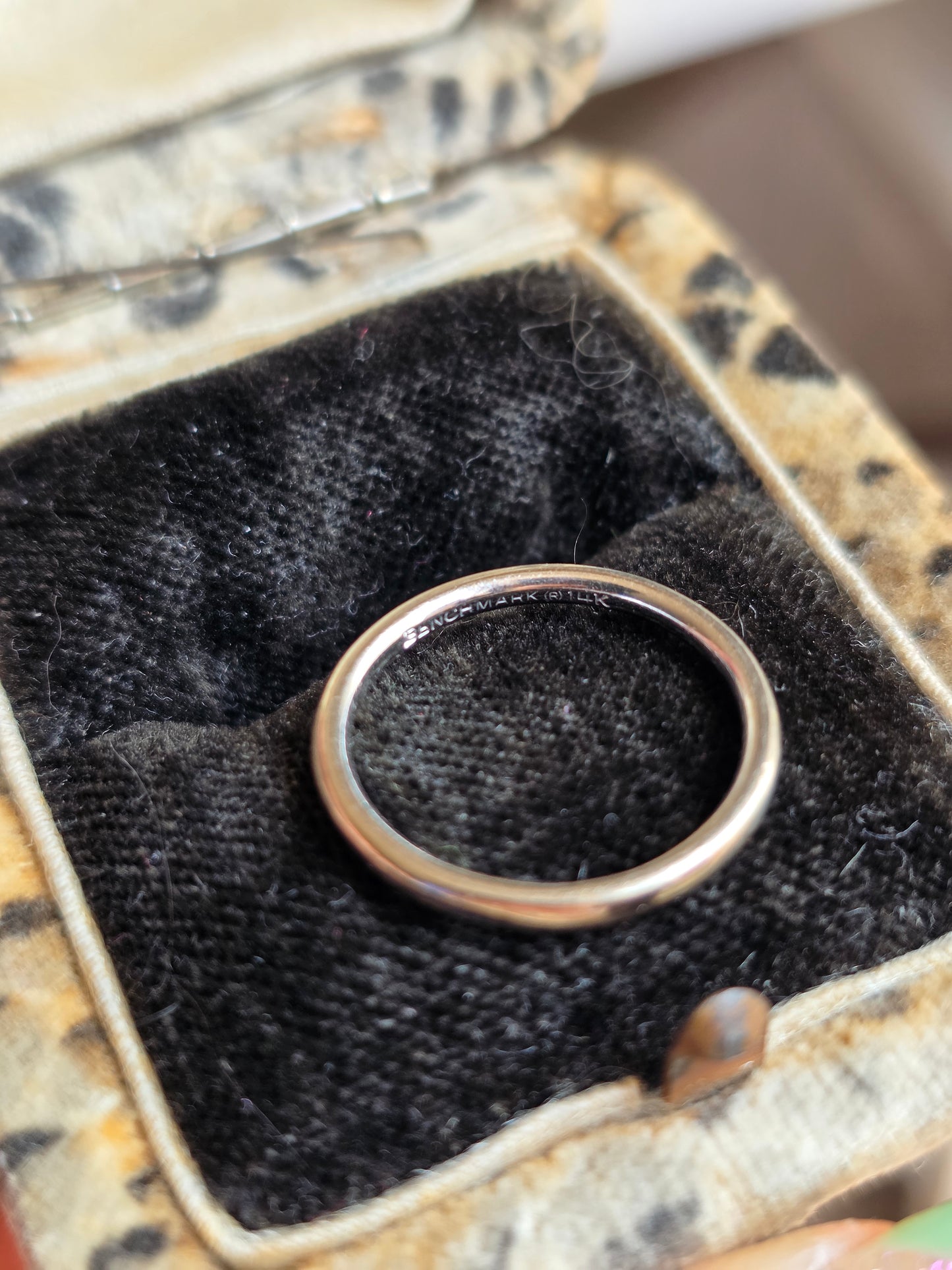 Classic Polished 14k White Gold Benchmark 1.8mm Wide Stacker/Wedding Band Ring Size 4.25