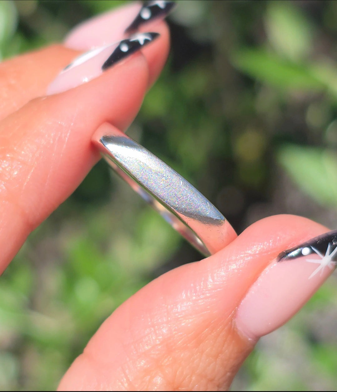 Vintage Mexican Sterling Silver Sculptural Wave Ring Size 7.25