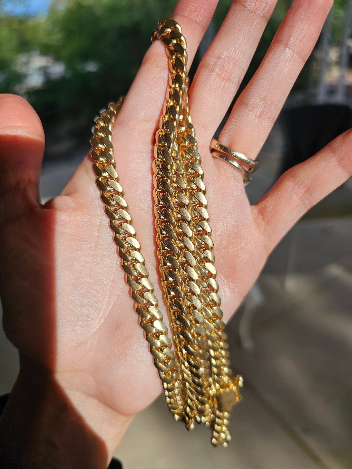 10k Gold Solid Heavy Mens Curb Link Chain 4OZ 26"