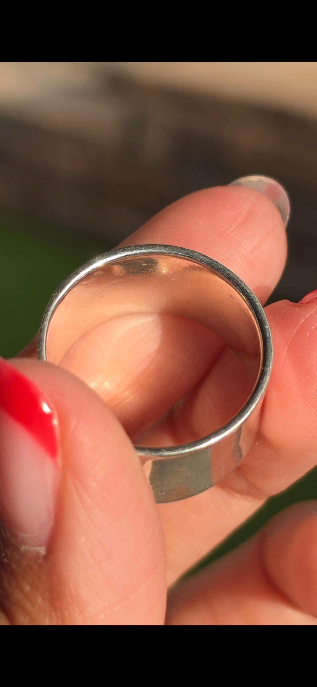 Chunky Sterling Silver Cigar Band