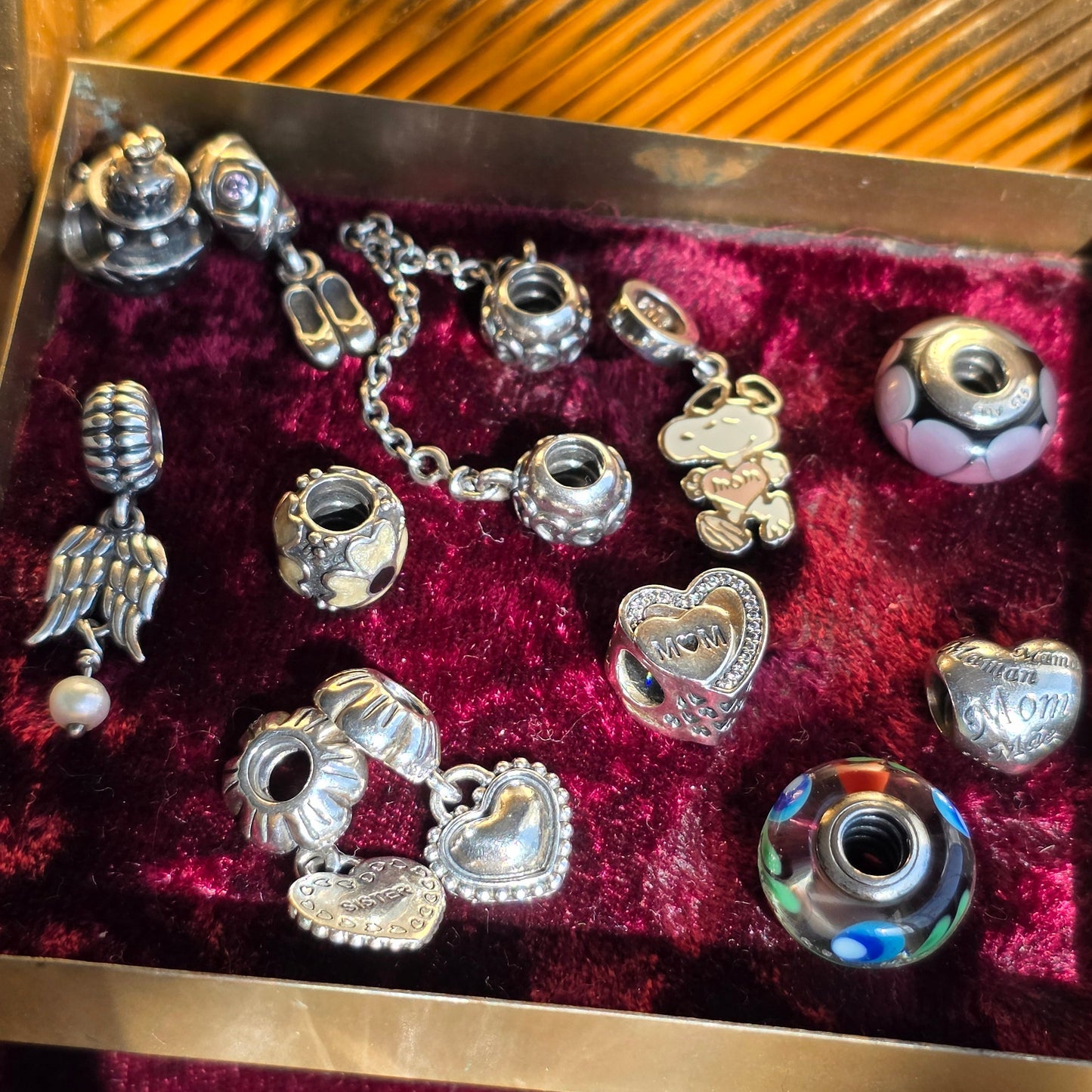 Assorted 925 Solid Sterling Silver Pandora Charms OR Bracelet