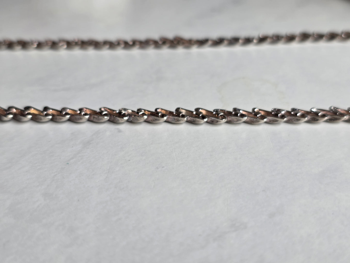 Awesome Solid Sterling Silver San Marco Statement Necklace 21"