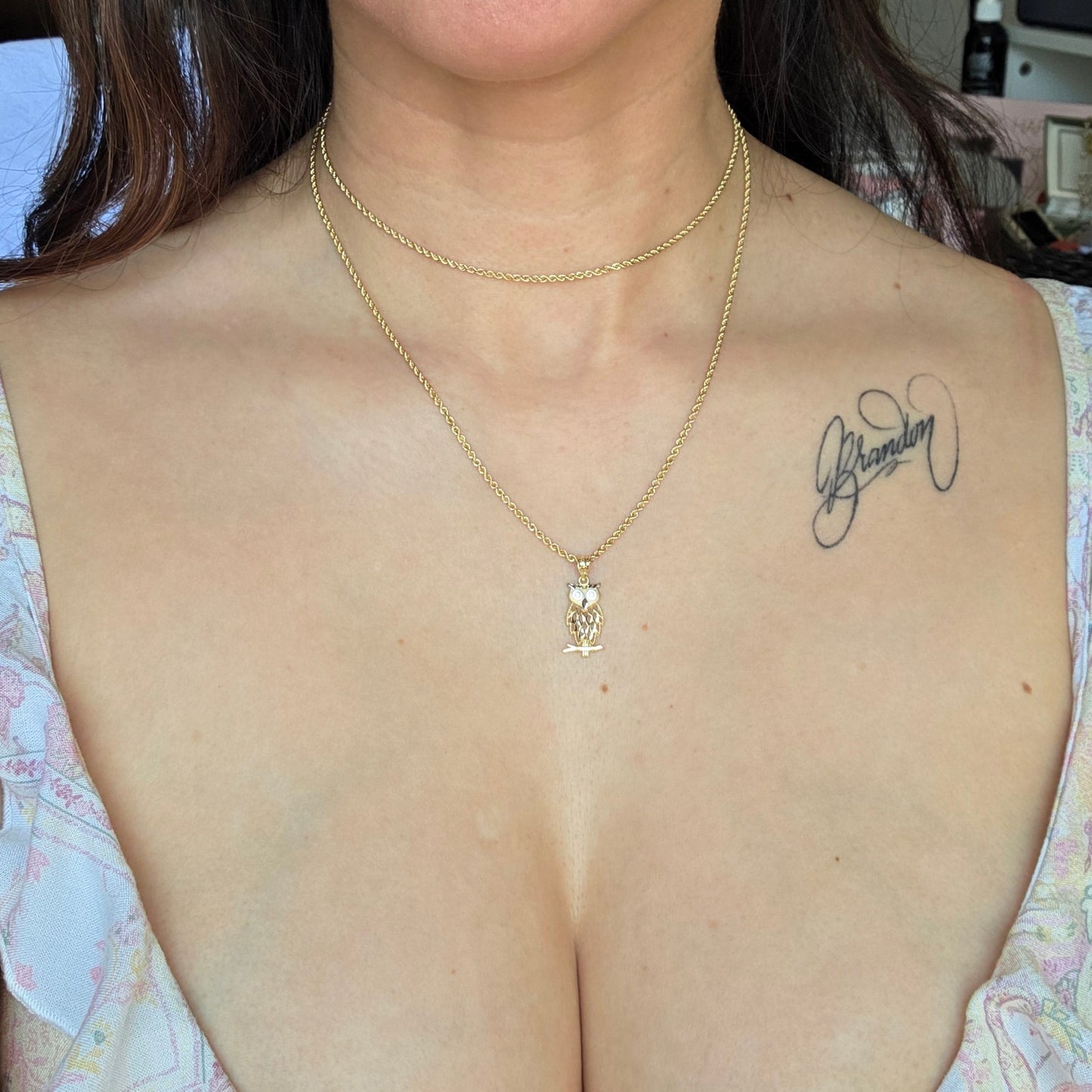 Solid 14k Gold 31 inch Rope Chain 1.6mm Perfect Daily Chain