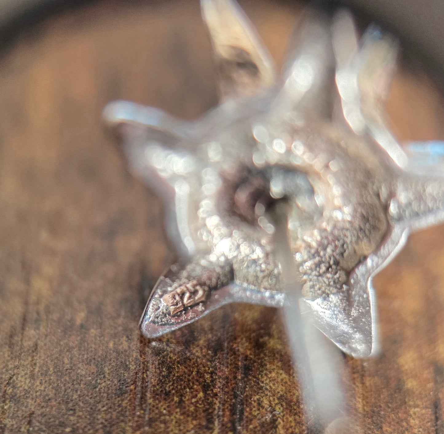 925 Sterling Silver Spikey "Bowser Shell" Stud Earrings