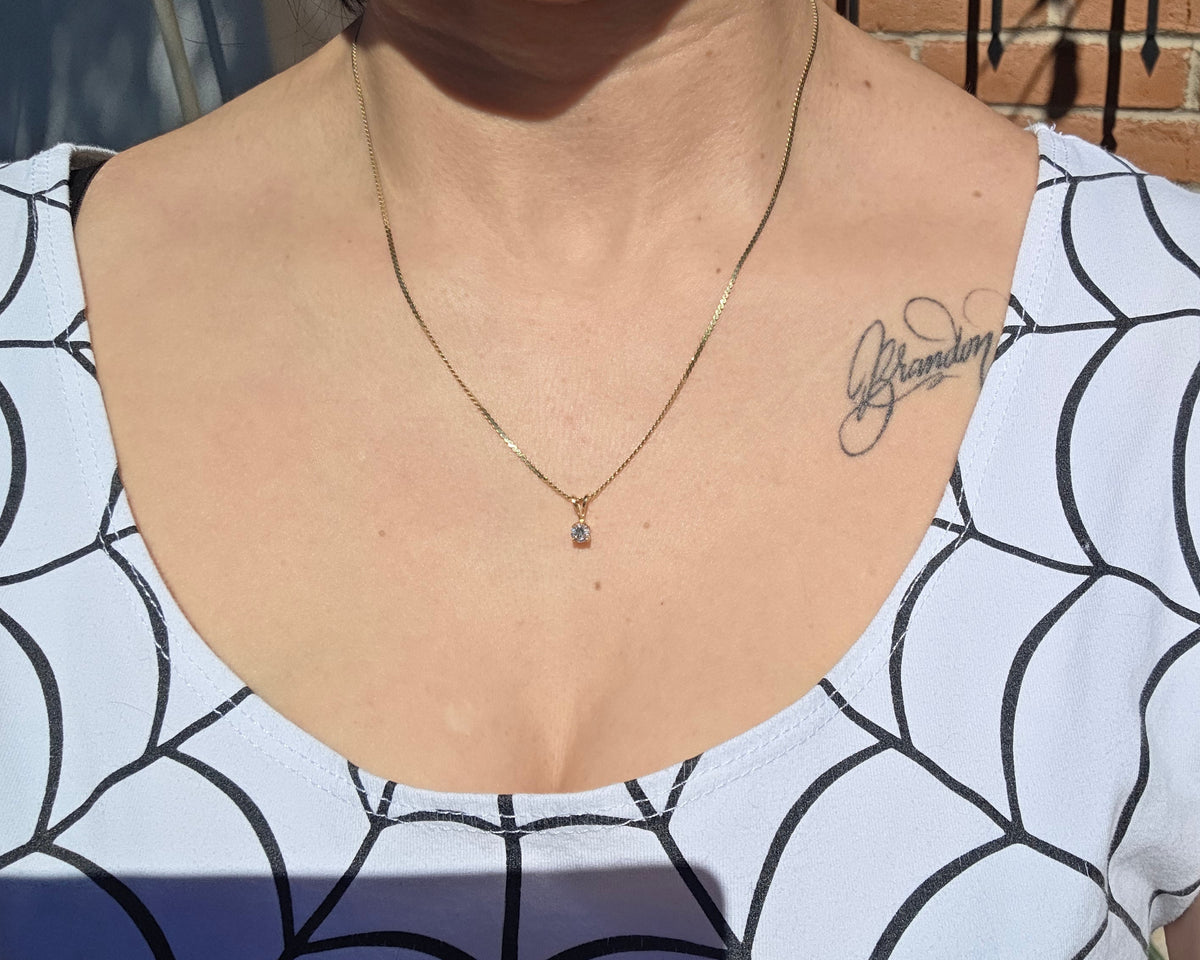 Italian Made 14k Gold Flat 1.3mm Serpentine Chain 18"