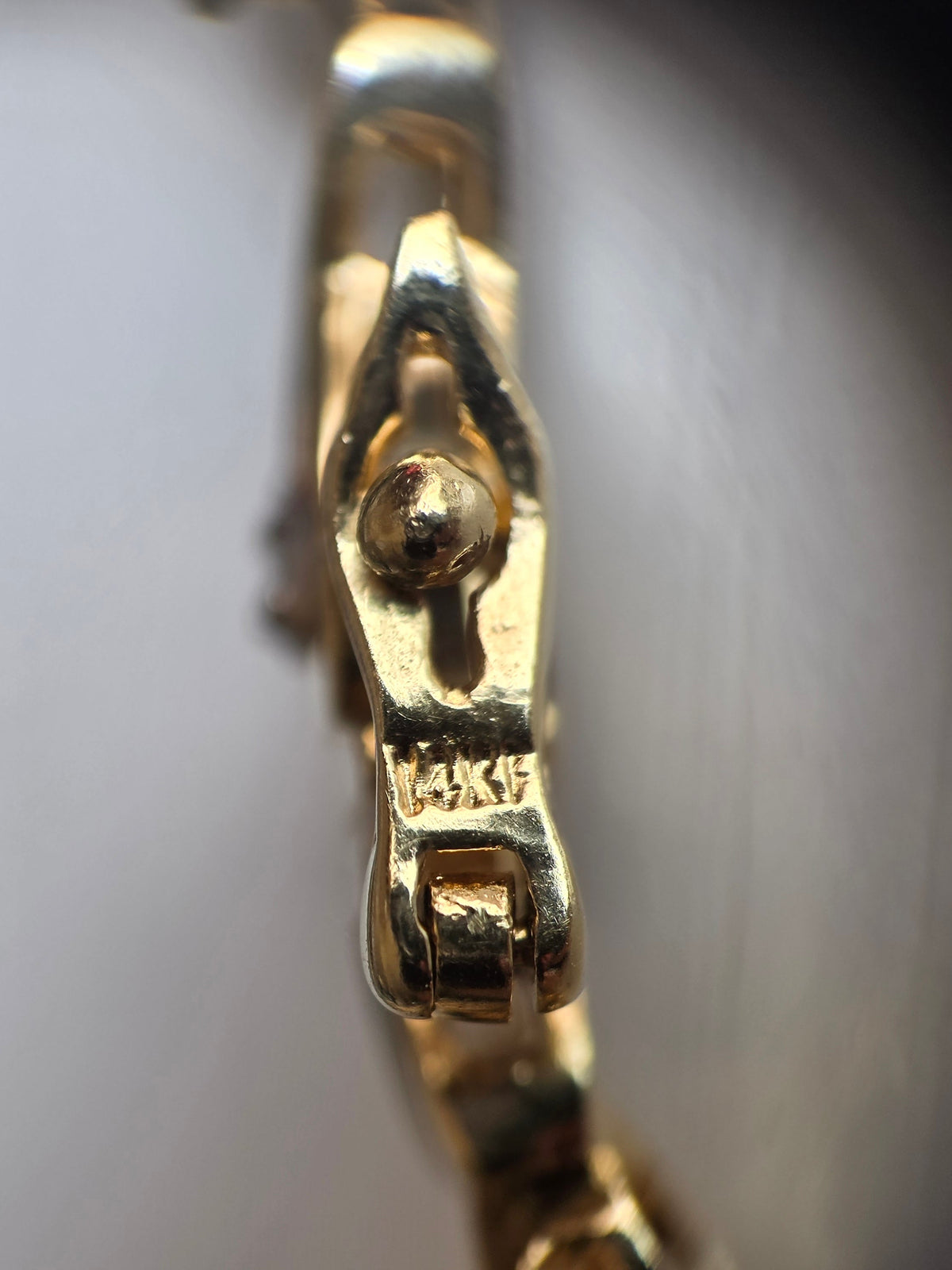 14k Sapphire + Diamond Infiniti Tennis Bracelet 6.5"