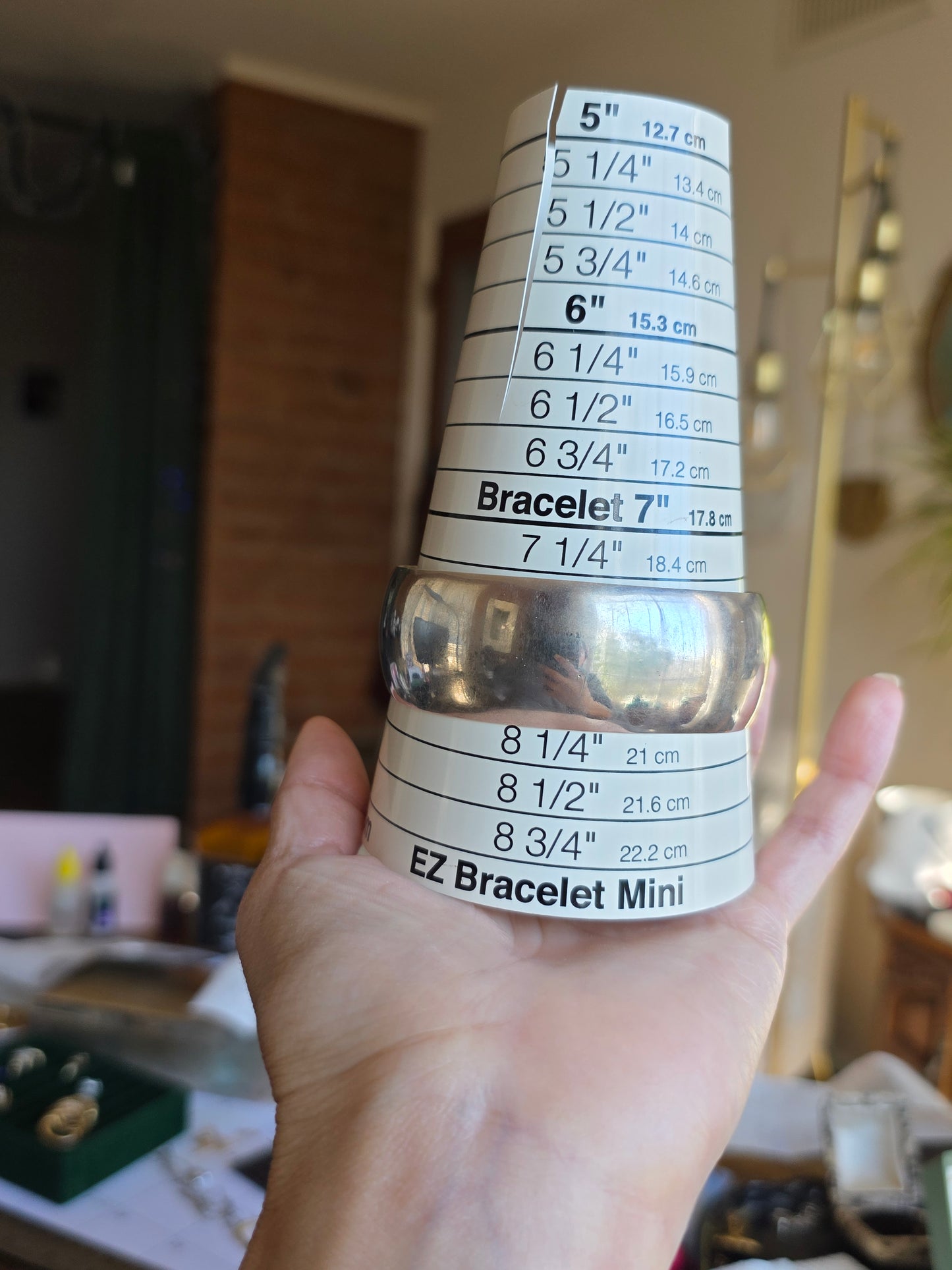 Plain Solid Sterling Silver 24mm wide Adjustable Bangle Bracelet