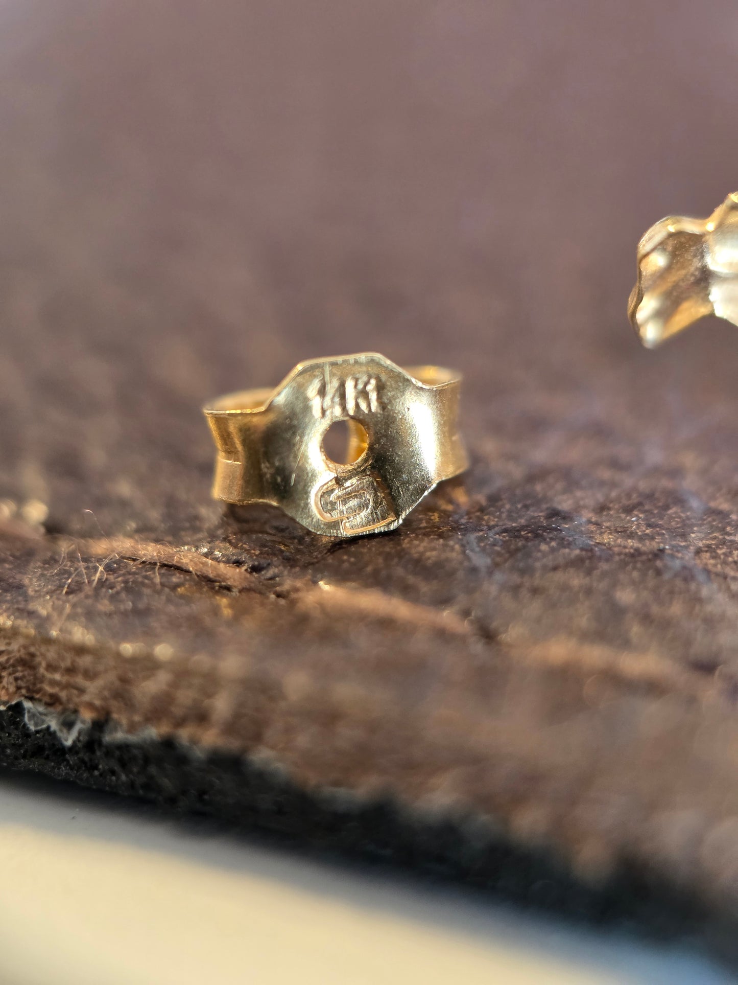 Adorable 14k Gold Dainty  Penguin Studs Earrings