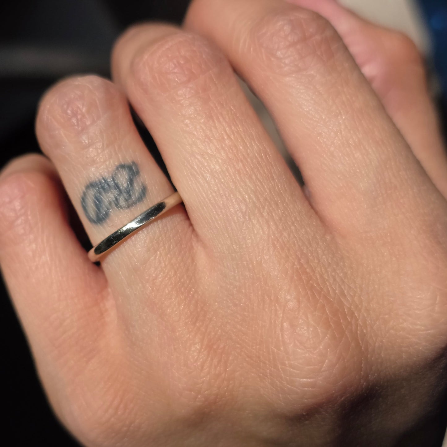 Classic Polished 14k White Gold Benchmark 1.8mm Wide Stacker/Wedding Band Ring Size 4.25